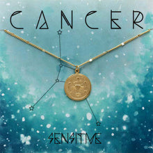 Load image into Gallery viewer, Zodiac Medallion Necklace