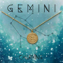 Load image into Gallery viewer, Zodiac Medallion Necklace