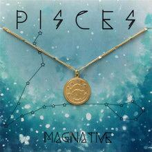 Load image into Gallery viewer, Zodiac Medallion Necklace