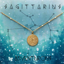 Load image into Gallery viewer, Zodiac Medallion Necklace