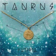 Load image into Gallery viewer, Zodiac Medallion Necklace