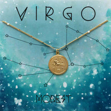 Load image into Gallery viewer, Zodiac Medallion Necklace