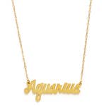 Load image into Gallery viewer, Zodiac Script Necklace