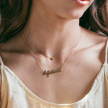 Load image into Gallery viewer, Zodiac Script Necklace