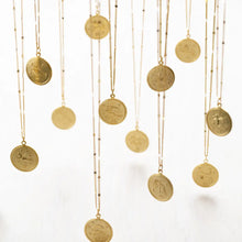 Load image into Gallery viewer, Zodiac Medallion Necklace
